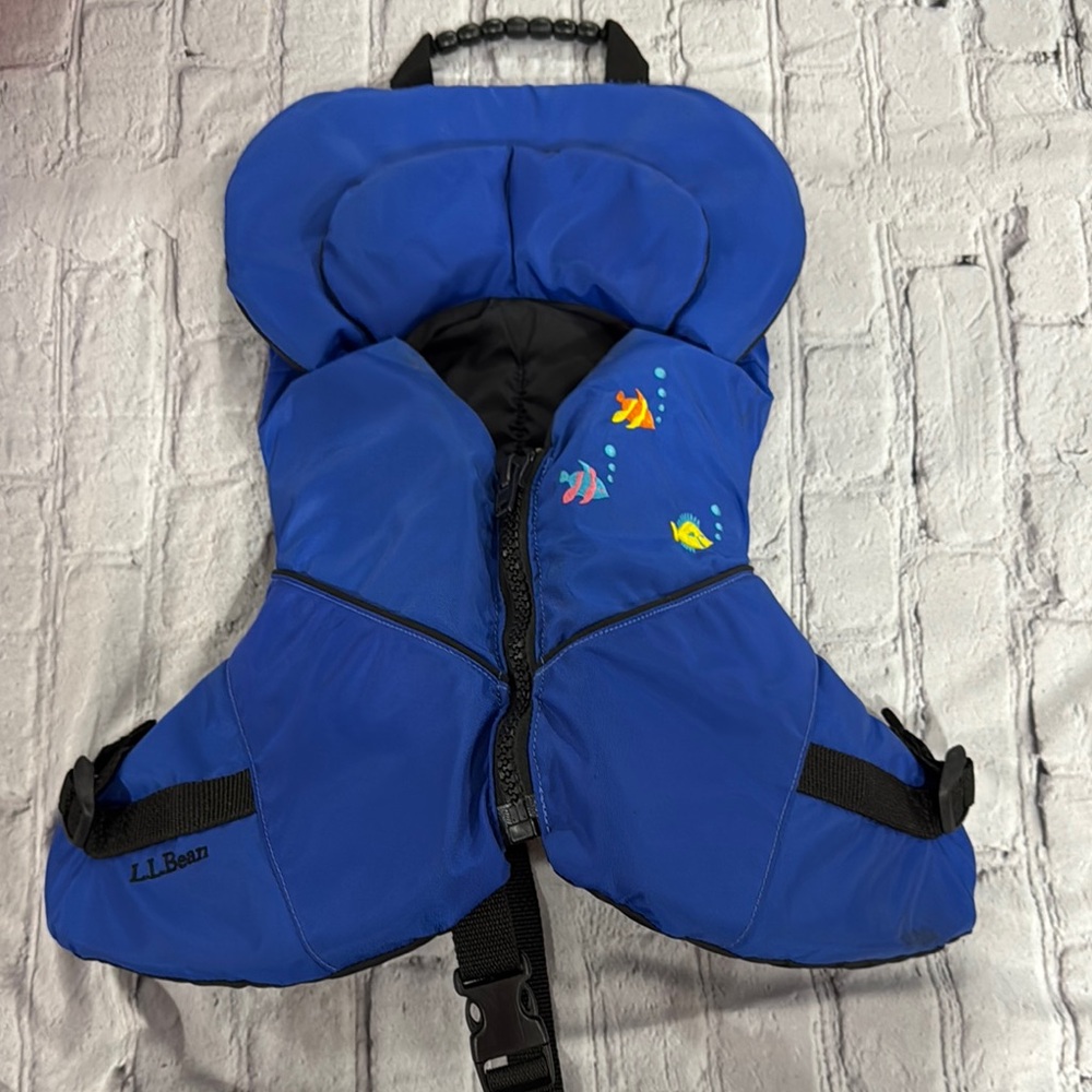 L.L. Bean Kids Blue Life Jacket